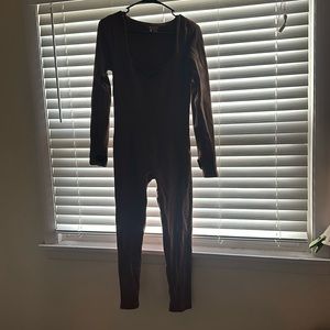 Snatched ribbed Shapeware unitard